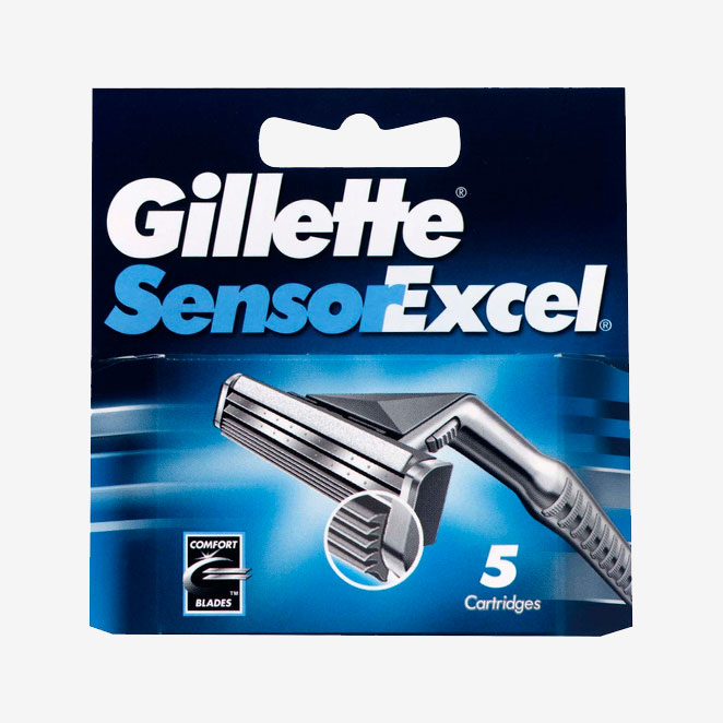 Сменные кассеты Gillette SensorExcel 5 штук