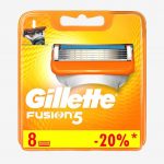 Сменные кассеты Gillette Fusion5 8 штук