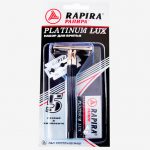 Т-образная бритва Rapira Platinum Lux+5 лезвий