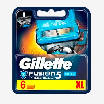 Кассеты Gillette fusion proshild chill 6 штук