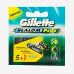 Сменные кассеты Gillette Slalom Plus 5+1 штук