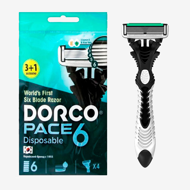 Одноразовую бритву dorco pace6 купить в минске